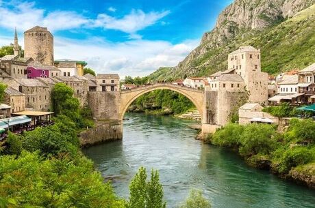 2025 MOSTAR & BUDVA & SARAYBOSNA  4 gece 5 gün 