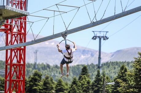 Günübirlik Bursa Saitabat Şelalesi Adrenalin Macera Parkı Turu